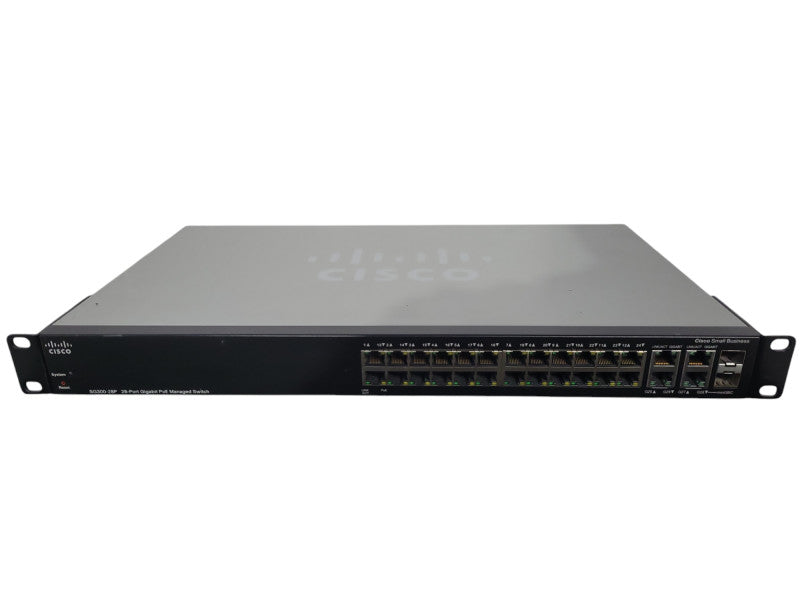 Cisco SG300-28P 28-Port Gigabit PoE Managed Switch SRW2024P-K9 !