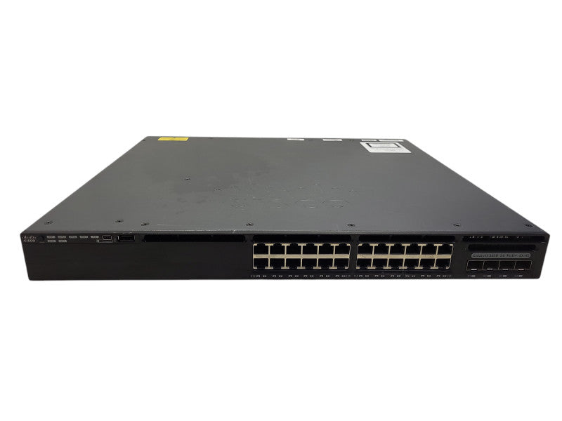 Cisco WS-C3650-24PS-S | 24-Port Gigabit PoE+ | 4x SFP, 1x PSU Network Switch $