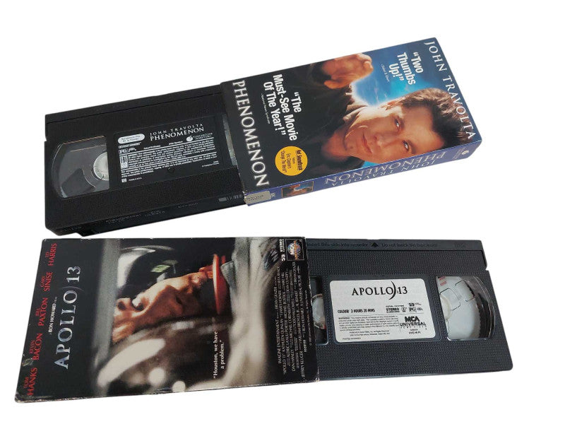 2 Vhs Tapes Bundle - Apollo 13 & Phenomenon  =