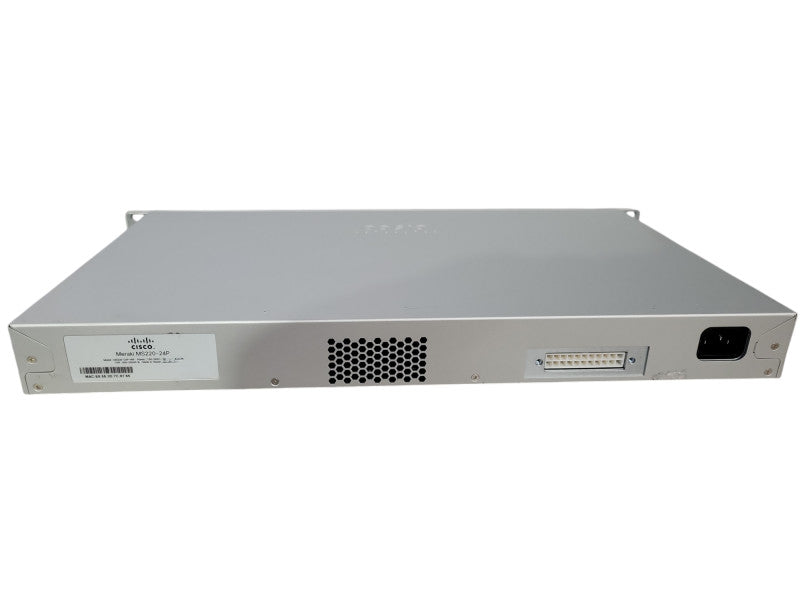 Cisco Meraki MS220-24P, 24-Port Gigabit PoE Switch, 4x SFP, Unclaimed !