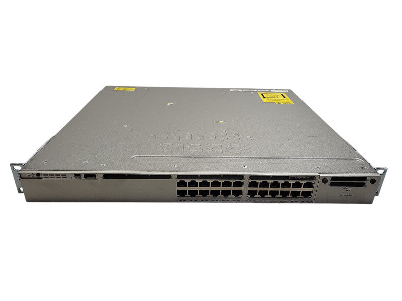 Cisco WS-C3850-24T-L 24-Port Gigabit Switch w/ 2x 315W PSU & Ears $