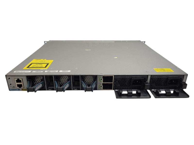 Cisco WS-C3850-24T-L 24-Port Gigabit Switch w/ 2x 315W PSU & Ears $
