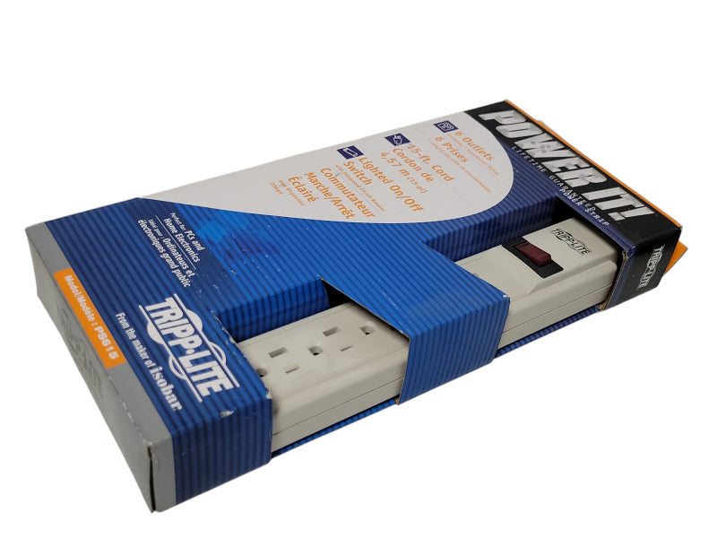 New Tripp-Lite Power IT! 6-Outlet 15-Ft Cord PS615 _