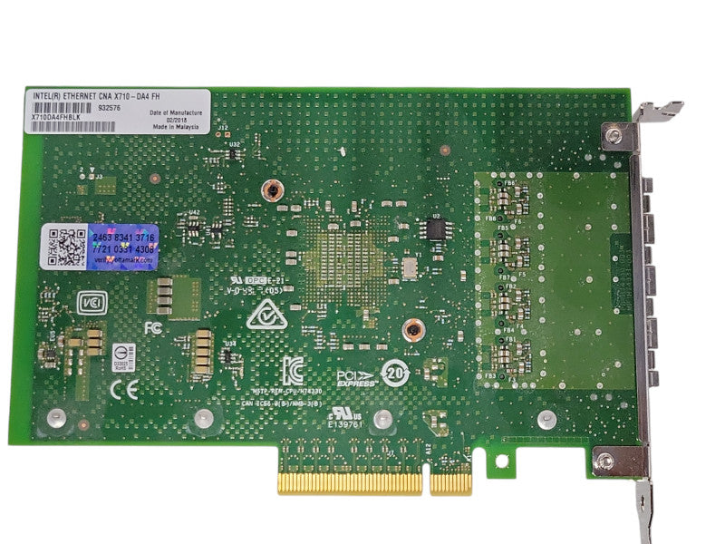 Intel (R) Ethernet CNA X710-DA4 FH / X710DA4FHBLK High Profile Bracket _