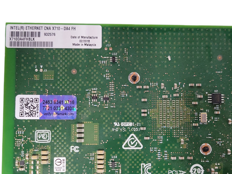 Intel (R) Ethernet CNA X710-DA4 FH / X710DA4FHBLK High Profile Bracket _