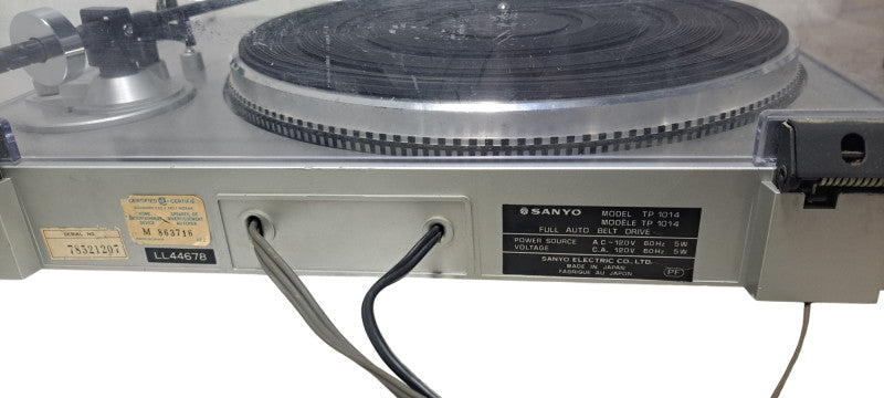 Vintage Sanyo TP-1014 Direct-Drive Turntable