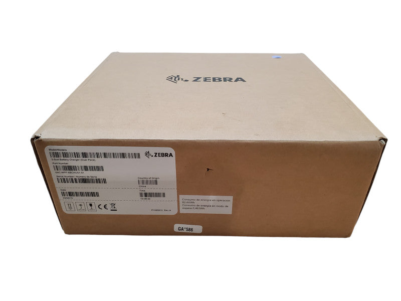 Zebra 3- Battery Charger (Dual Pack) | SAC-MPP-6BCHUS1-01