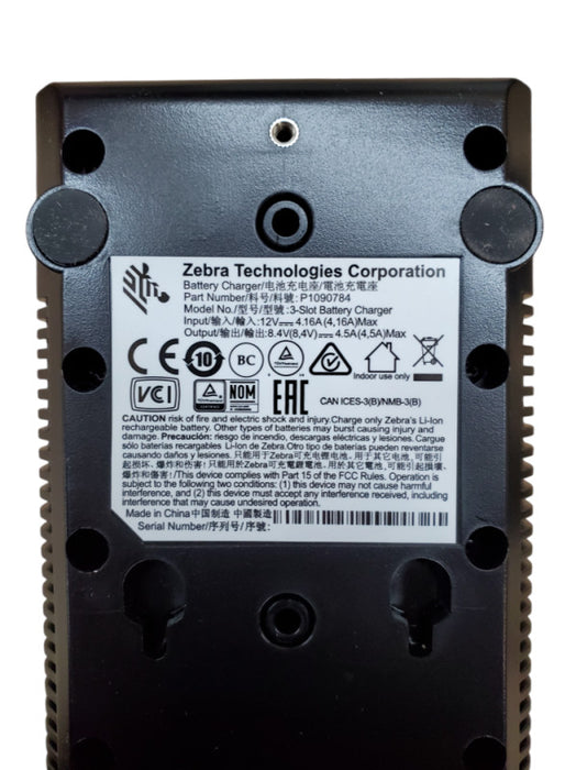 Zebra 3- Battery Charger (Dual Pack) | SAC-MPP-6BCHUS1-01