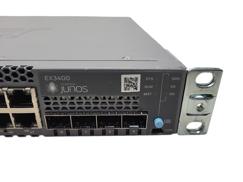 Juniper EX3400-48T Rev B | 48-Port Gigabit, 4x SFP+, 2x 40G QSFP+ | Dual AC $
