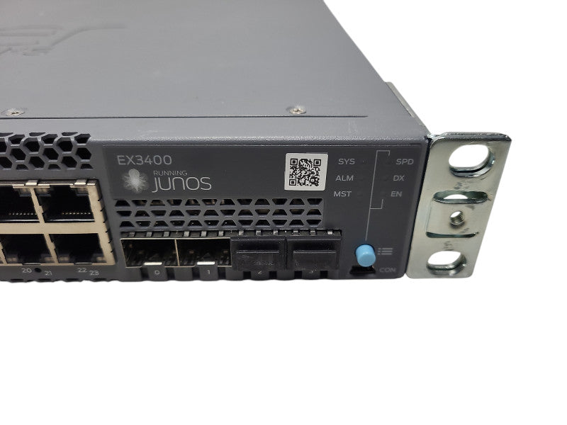 JUNIPER EX3400-24T 24PORT 10/100/1000+4X 1/10G SFP READ $