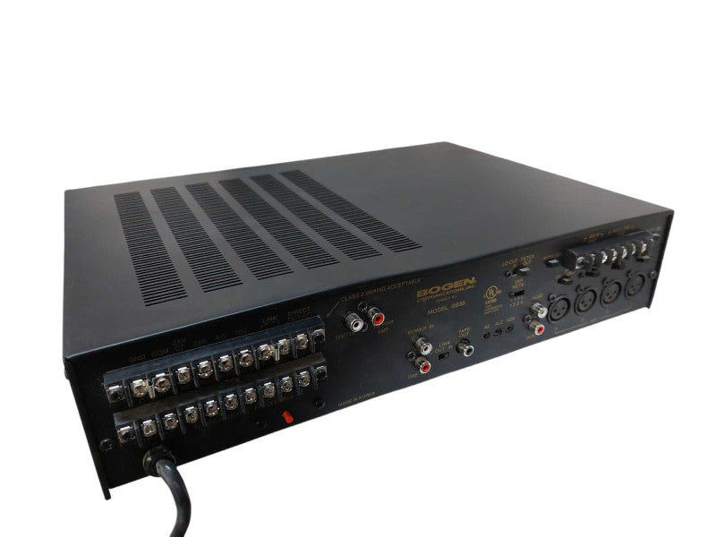 Bogen Gold Seal Series GS35 Amplifier 10-Band Graphic Equalizer  =