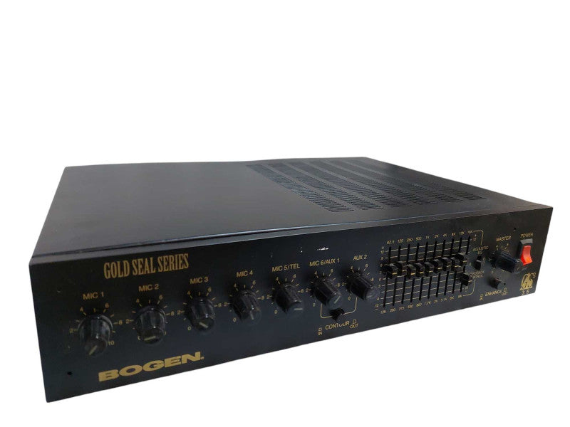 Bogen Gold Seal Series GS35 Amplifier 10-Band Graphic Equalizer  =