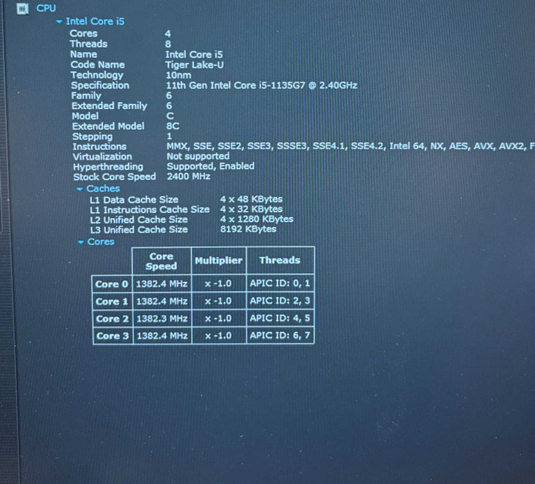Dell Latitude 5520 i5-1135G7 16GB RAM 256GB SSD Minor Damages READ!  Lap200