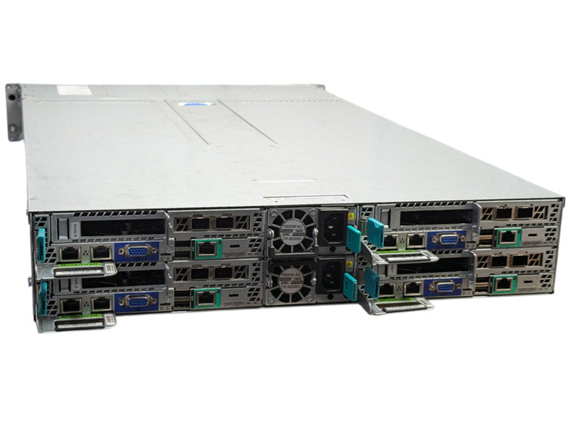 Cohesity C2605 4-Node Server, 8x Xeon E5-2620 v4 2.10GHz 8C, 256GB DDR4 -