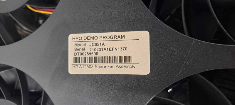 HP 12508 Fan Assembly (Part Number JC081A) Q