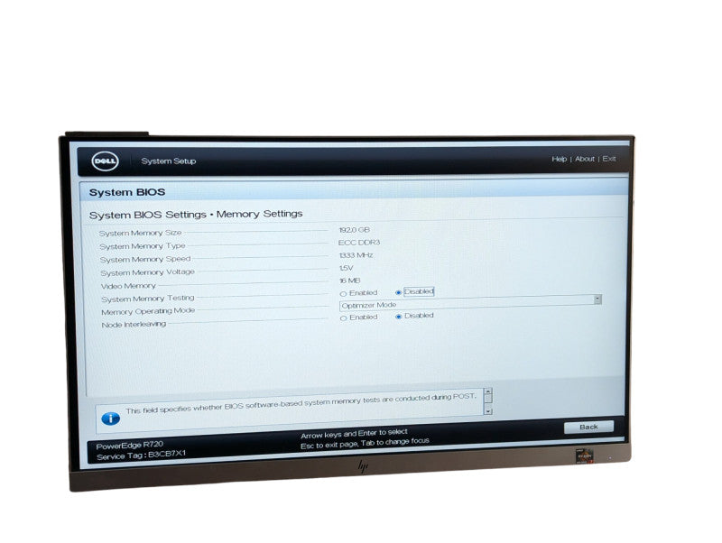 DELL PowerEdge R720 2U 2x Intel Xeon E5-2650 0 @ 2.00Ghz 192GB RAM H710 mini  -