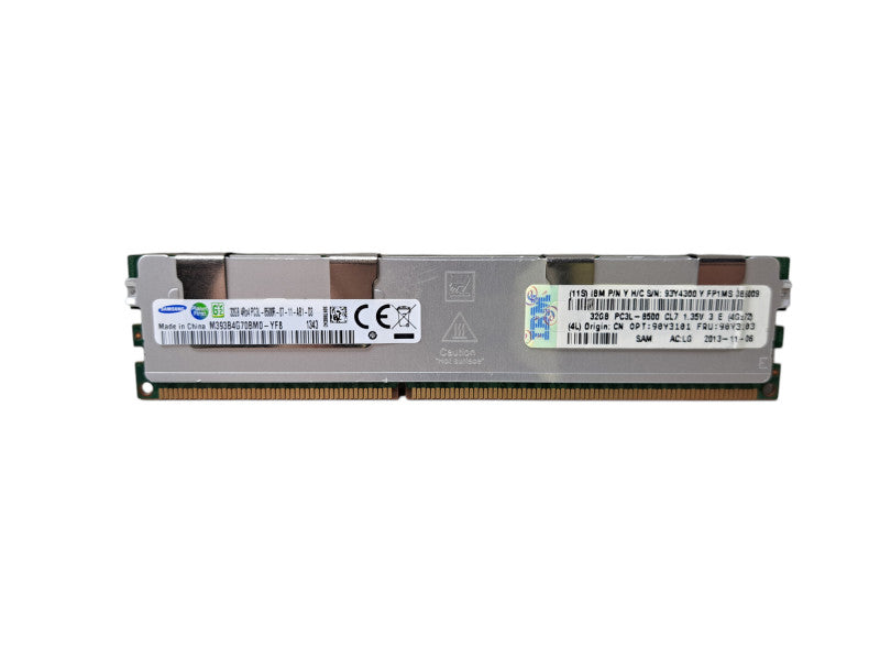 Samsung 32GB 4RX4 PC3L-8500R | DDR3 Server Memory w/ Heatsink Q