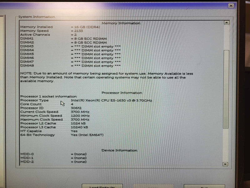 Dell Precision T5810 - Xeon E5-1607 v3 | 16GB RAM | NO HDD | K2200 Q$