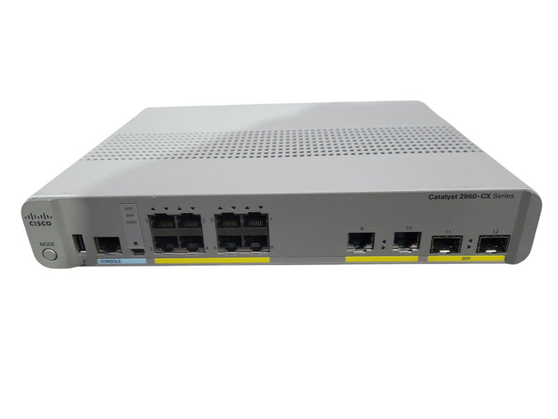 Cisco Catalyst 2960-CX Series WS-C2960CX-8TC-L V4 8-Port Ethernet Switch !
