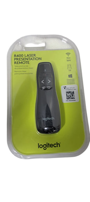 Logitech R400 Presenter Remote Control & Laser Pointer | Brand New