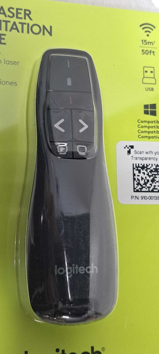 Logitech R400 Presenter Remote Control & Laser Pointer | Brand New