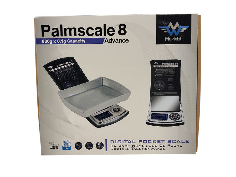 Brand new My Weigh Palmscale 8 Advance 800 g x 0.1 g Capacity Q$