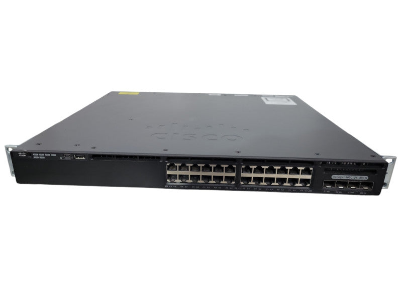 WS-C3650-24TS-L Cisco Catalyst 3650 24 Port Data 4x1G Uplink LAN 2x PSU !