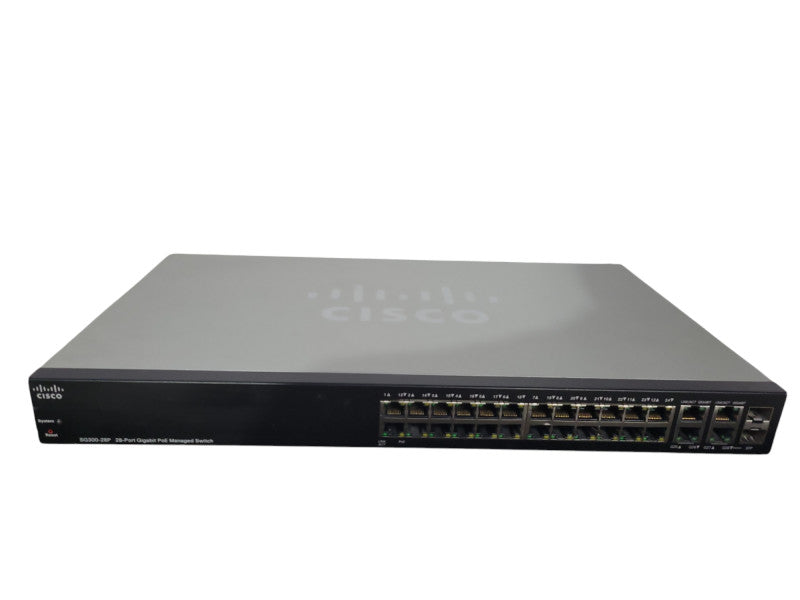Cisco SG300-28P 28-Port Gigabit PoE Managed Switch SRW2024P-K9 !