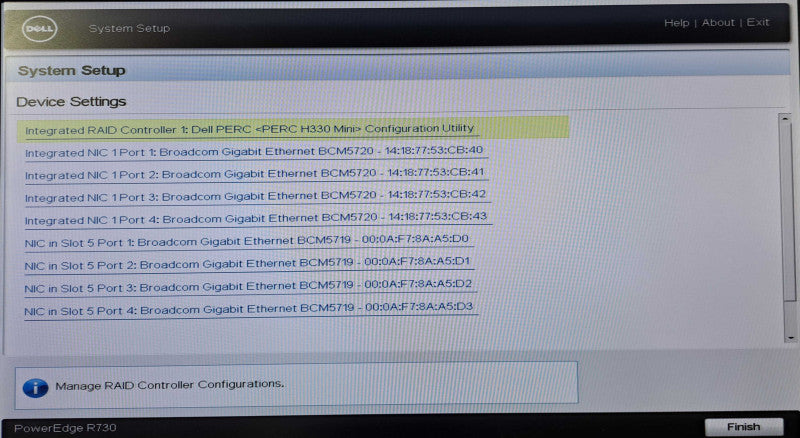 Dell R730 2U 16x 2.5" | 2x Xeon E5-2680 v3 @2.50GHz 12C, 32GB DDR4, H330 Mini