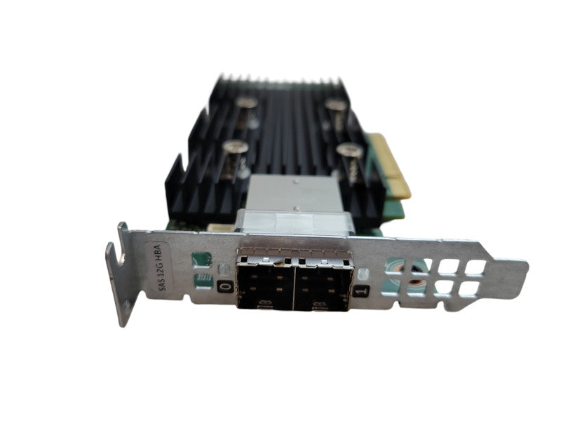 Dell T93GD 12GB/S Dual Port SAS 12Gbps PCIe-x8 External Host Bus HBA Low Prof %