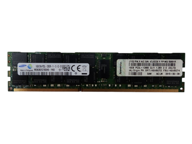 Samsung 16GB 2Rx4 PC3L-12800R | DDR3 | Server Memory Q