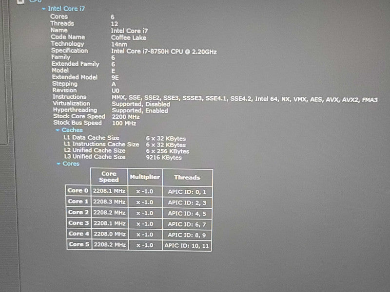 Dell XPS 15 9570| i7-8750| 16GB DDR4| GTX 1050 Ti| 512GB SSD β Lap200