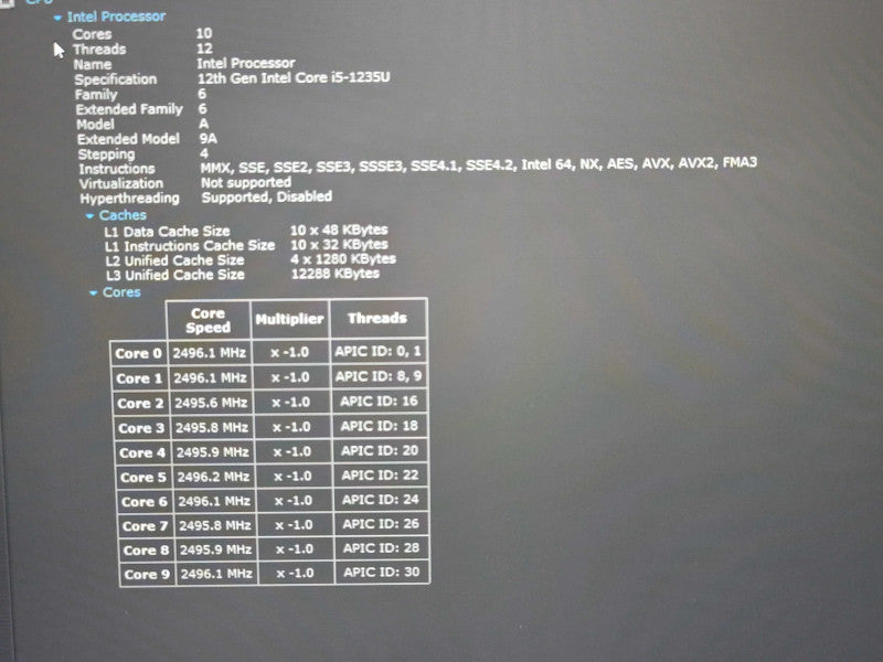 Lenovo ThinkPad E15 Gen 4| i5-1235U| 16GB DDR4| 256GB SSD READ β Lap200