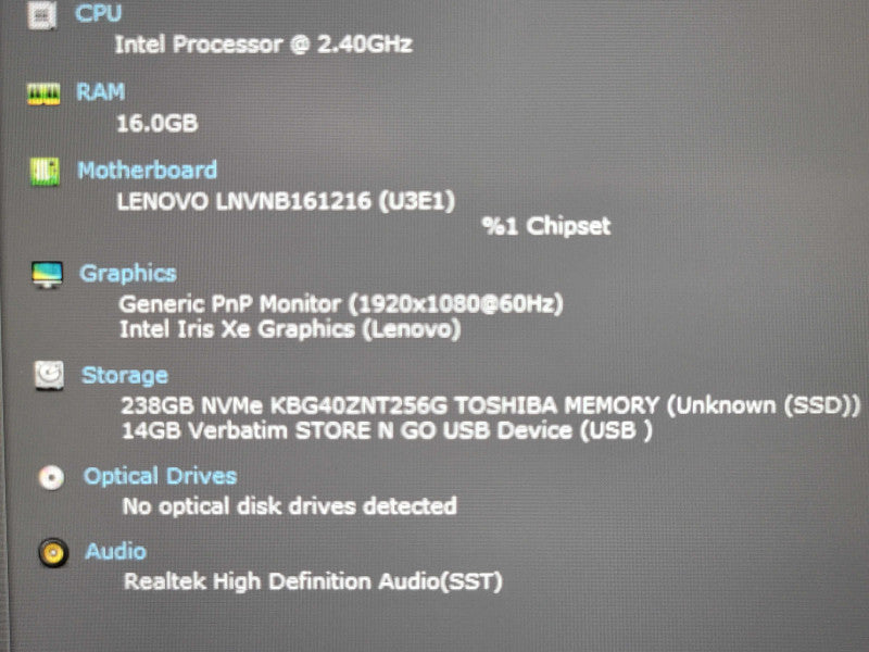 Lenovo ThinkBook 15 G2 ITL| i5-1135G7| 16GB DDR4| 256GB SSD  β Lap200