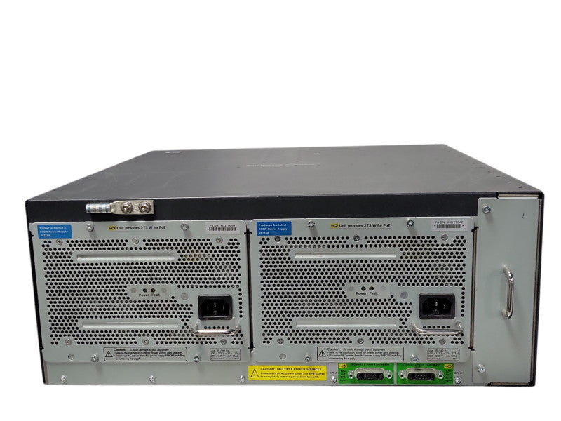 HP ProCurve Switch 5406zl J8697A PoE w/ 2x J8702A, 1x J9537A 1x J8706A 2x PSU Q_