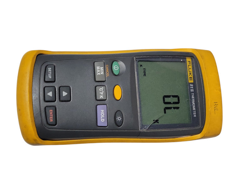 Fluke 51 II Digital Thermometer, READ _