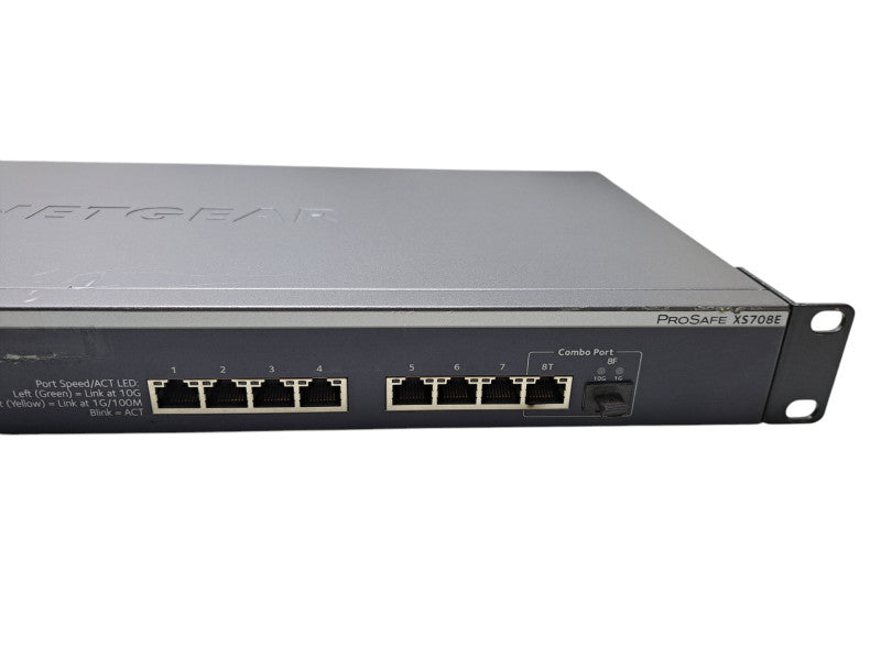 Netgear ProSafe XS708E v2 | 8-Port 10-Gigabit Ethernet Web Managed Switch