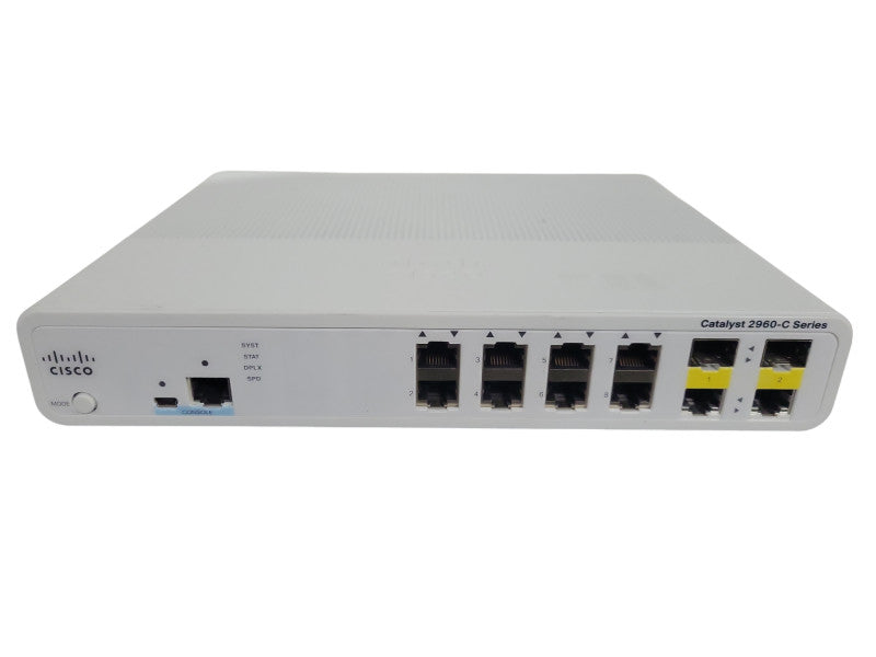 Cisco Catalyst WS-C2960C-8TC-L 8-Port PoE Switch !