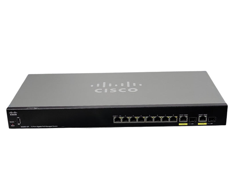 Cisco Switch SG355-10P-K9  10-Port Gigabit PoE Managed Switch _