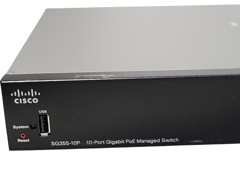 Cisco Switch SG355-10P-K9  10-Port Gigabit PoE Managed Switch _
