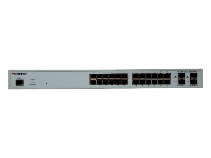 Fortinet FortiSwitch FS-124E-POE 24-Port Gigabit PoE Ethernet Switch