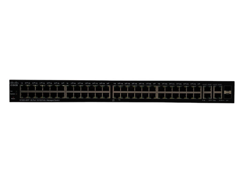 Cisco Small Business SF300-48PP 10/100 PoE+ Managed Network Switch