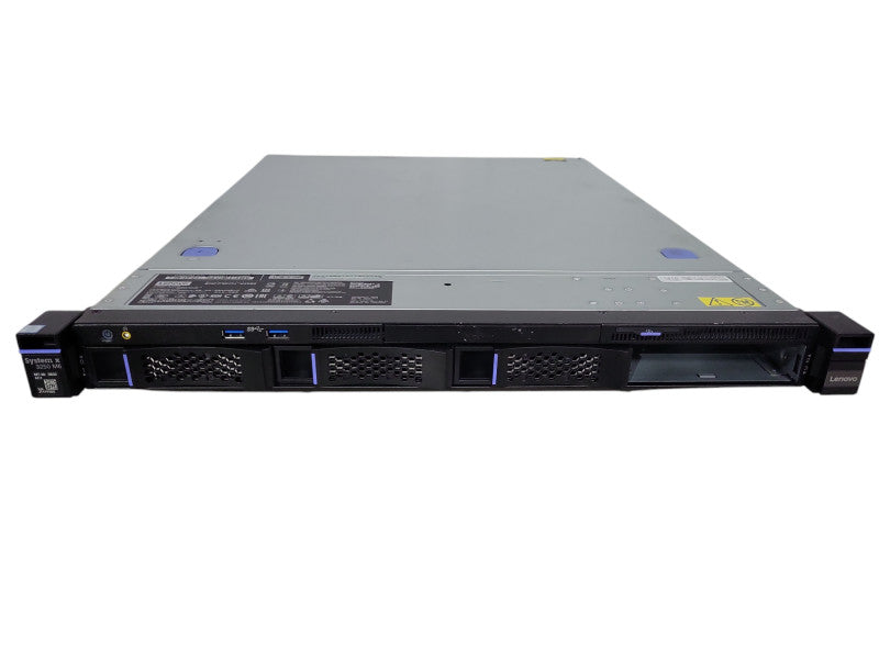 Lenovo System x3250 M6 1U 4x3.5", Xeon E3-1220v6 3.00GHz, 64GB RAM, 1xPSU !