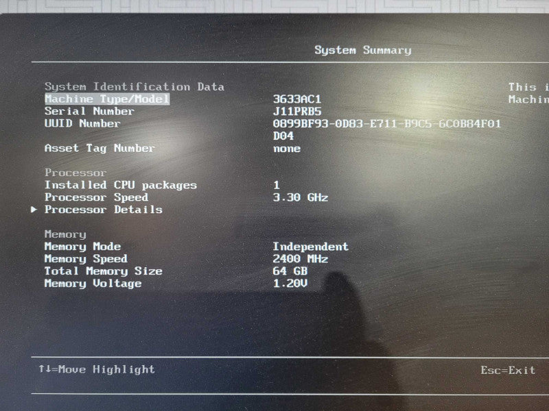 Lenovo System x3250 M6 1U 4x3.5", Xeon E3-1220v6 3.00GHz, 64GB RAM, 1xPSU !