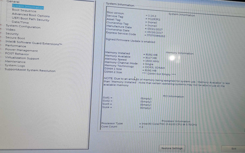 Dell OptiPlex 3040 Desktop PC| i3-6100 |8GB RAM|250GB SSD