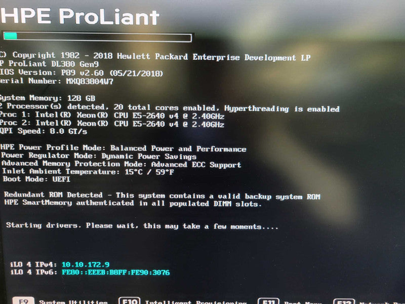 HP ProLiant DL380 - 2x Xeon E5-2640 v4 | 128GB RAM | NO HDD | P440 | 2x500W  %