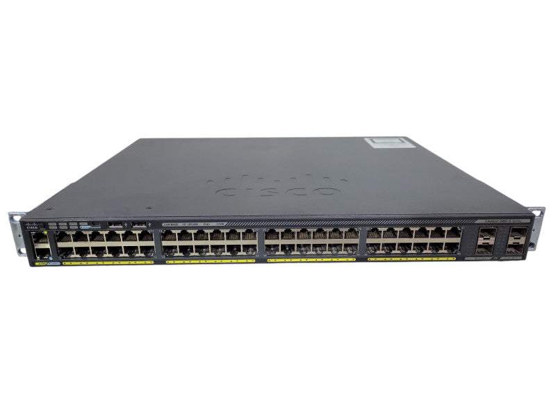Cisco WS-C2960X-48LPS-L V01 | 48-Port Gigabit PoE+ 370W Switch | 4x SFP  !