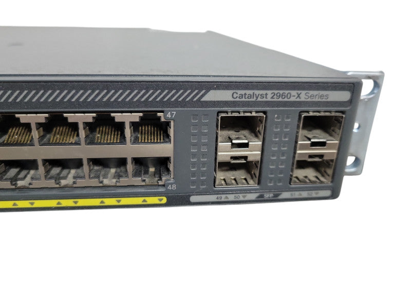 Cisco WS-C2960X-48LPS-L V01 | 48-Port Gigabit PoE+ 370W Switch | 4x SFP  !