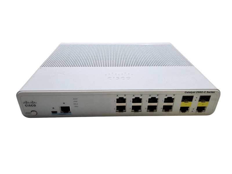 Cisco WS-C2960C-8TC-L V01 | 8-Port Fast Ethernet Switch w/ Dual Uplinks