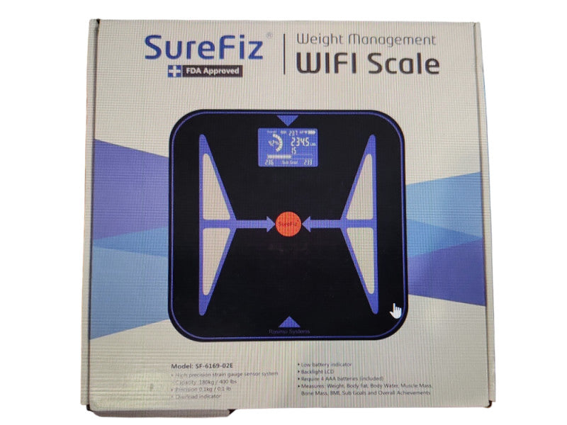 New Surefiz SF-6169-02E weight management wifi scale Q_